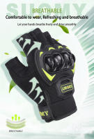 Guantes de Motocicleta SUOMY para Verano para Hombres Medio Dedo Antideslizante Transpirable para Carreras Fuera de Carretera Sin Dedos - details 3