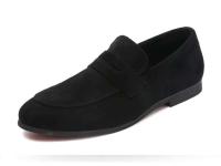 Calcados Marrón Moda Mokasin Marca Vestido de Cuero Zapatos Casuales Puntiagudos Nuevo Estilo de Los Hombres - details 10