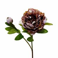 Ramo de flores de peonía artificiales de 2 cabezas, simulación realista hecha a mano, ramas de peonía de seda exquisita, decoración de mesa de comedor - details 20