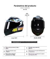 Casco integral moto mujer MX Carreras de Locomotora hombre seguro - details 2