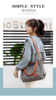 Bolso de hombro de mujer de lona cruzado de gran capacidad para estudiante literario simple - details 0