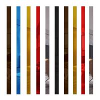 Tira de Cintura de Acrílico 3D Pegatina de Espejo DIY para Pared de TV - details 2