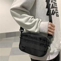 Bolsos cruzados para hombre, moda informal, Color sólido, alta calidad, práctico bolso mensajero de nailon, envío directo, bolso de hombro para hombre - details 5