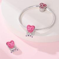 Abalorio Original de Plata de Ley 925 para mujer, abalorio de alta calidad adecuado para pulsera DIY, cuentas de amor para el Día de San Valentín, regalos de joyería para fiesta, nuevo - details 2