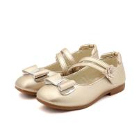 Zapatos de cuero para niñas, zapatillas planas de princesa con pajarita, zapatos de flores para niñas, zapatos planos informales para niños, zapatos de tacón bajo para baile y boda, suaves - details 13