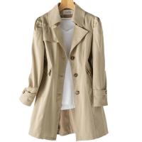Cortavientos de longitud media para mujer, abrigo ajustado versión coreana, Top de primavera y otoño, nuevo - details 3