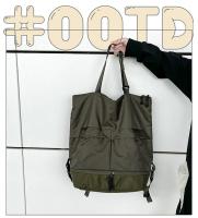 Mochila de gran capacidad Unisex, bolso deportivo impermeable de nailon, mochilas escolares de tendencia, bolso de viaje de ocio portátil - details 18