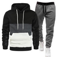 Trajes deportivos para hombre, ropa holgada de moda de estilo coreano, trajes informales de dos piezas, primavera y otoño, 2024 - details 8
