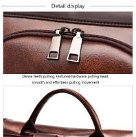 Mochila Vintage de cuero antirrobo para mujer, bolso de hombro de ocio de alta calidad, a la moda - details 14