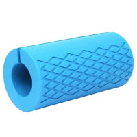 Agarre de barra de levantamiento de pesas, agarre de mancuerna de silicona grueso, portátil, aumenta la fricción, equipo de Fitness - details 1