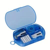 Set de Suministros de Oficina Mini Tiradora de Clavos, Dispensador de Cinta, Perforador de Agujeros - details 3