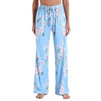 Pantalones casuales, bolsillos estampados, bandas elásticas, ropa de hogar recta y holgada para mujer - details 12