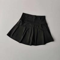Pantalones cortos deportivos de cintura alta para mujer, pantalones cortos de Yoga Fiess, secado rápido, faldas deportivas para correr, falda de tenis, ropa de Golf, verano - details 3