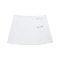 BUNO-Chaleco con lazo y espalda descubierta para mujer, Top calado sin mangas con cuello Halter, falda ajustada elegante, camisetas sin mangas femeninas Y2k, Top corto para oficina - details 32