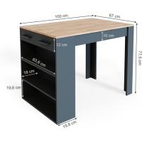 Mesa de Bar Reposo, Antracita/Blanco, 67 x 100 cm - details 28