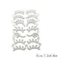 Lindo molde de pestañas troqueles de corte de Metal para álbum de recortes sellos y troqueles para tallar tarjetas de felicitación de papel, fabricación de artesanías en relieve - details 5