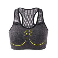 Sujetador deportivo transpirable para mujer, Top deportivo acolchado sin aros, absorbe el sudor, para correr - details 5