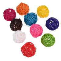 Juguetes de Mascotas Coloridos pelota de Ratán para Loro y Periquito Accesorios para Jaula de Pájaro Juguetes Interactivos para Aves para Picar y Masticar - details 3