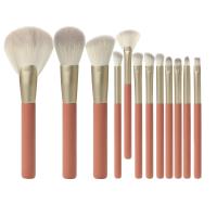Juego de Brochas de maquillaje profesional de alta gama con cubo, colorete en polvo, sombra de ojos, base de cejas, herramienta - details 1