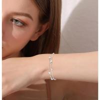 Pulseras de plata de ley 925,3 en 1 Para mujer, con Alas de Ángel, Regalos Originales Para Mujer - details 5