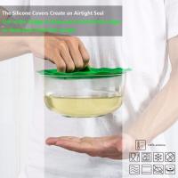 Walfos Tapa de mantenimiento fresco de silicona de grado alimenticio Tapa de olla resistente al calor Tapas universales para contenedores de cocina - details 4