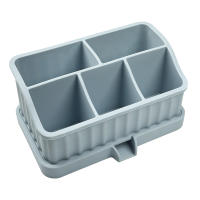 Cepillo de dientes de silicona pasta de dientes caja de almacenamiento estante baño estante - details 1