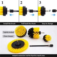 Cepillo de taladro eléctrico, limpiador eléctrico para superficie de baño, bañera, ducha, Herramientas de limpieza de azulejo - details 9