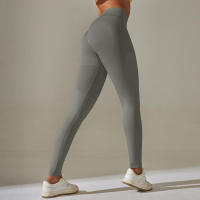 Hamidou-MALLAS DE Yoga sin costuras para mujer, ropa deportiva de entrenamiento, pantalones deportivos de cintura alta - details 30