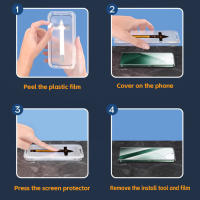 Protector de Pantalla de Vidrio Templado 3D de Instalación Única Huawei Pura 70 Ultra/Pro Plus/P70 Pro HD Claro 2Pcs - details 3