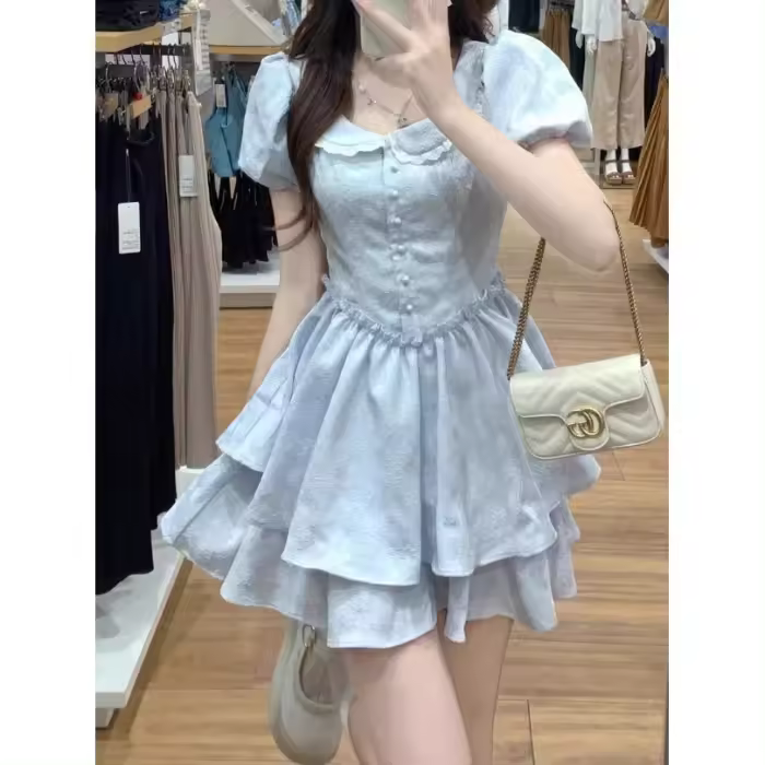 Vestido de Muñeca con Cuello de Leche para Xia Yantian Diseño de Nicho para Niñas - 1