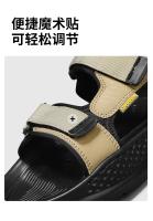 Sandalias de verano para hombre, zapatos informales, zapatillas para exteriores, chanclas para caminar en la playa, comodidad, diseñador de lujo, cuero ligero de moda - details 11