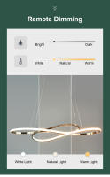 TOMAXIN 100CM Dining Pendant Light Modern Led Lights For Room Chandelier Bedroom Living Room Hanging Lamp - details 1