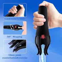 Leten masturbador para lamer la lengua masculina, mamada, orgasmo, masturbación, glande de 10 velocidades, masajeador vibratorio, entrenamiento de resistencia, Juguetes sexuales - details 4
