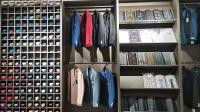 Corbata de hombre con estampado de animales pequeños de punto rojo y azul, corbata personalizada - details 0