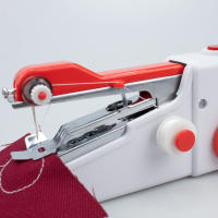 Máquina de coser DIY, Mini máquina de coser portátil Simple de mano, Micro máquina de coser de bolsillo para el hogar - details 1
