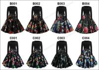 Vestido de fiesta elegante con estampado de notas musicales, vestidos Midi informales Retro Vintage para primavera y otoño - details 2