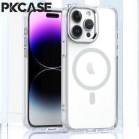 Funda Transparente de Alta Resistencia Pkcase para iPhone Cubierta Magnética Clara para iPhone 16, 15, 14 Plus, 13, 12, 11 Pro Max - details 5