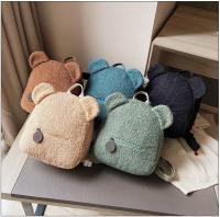 Mochila de felpa, bolso de mujer, nueva versión coreana, súper linda mochila con orejas de oso, mochila para niñas, bolso padre-hijo. - details 45