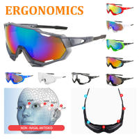 Gafas de ciclismo para hombre, lentes de protección UV a prueba de viento, polarizadas, deportivas, pesca - details 5