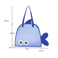 Bolsa de playa de malla de gran capacidad, bolsa de mano de playa ligera a prueba de arena con ojos grandes, cestas de juguetes de playa plegables portátiles para acampar al aire libre - details 3