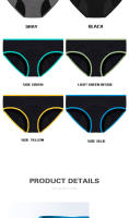 Pañales de Algodón para Mujeres a Cintura Baja A Prueba de Fugas, Cuidado de Maquinaria, Estilo Plano, Tallas XS-GG - details 12