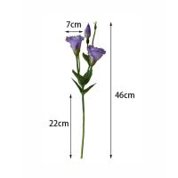 Flores artificiales de Lisianthus de tacto Real, flores de seda, ramo de novia, flores falsas de Eustoma, suministros para fiestas elegantes - details 0