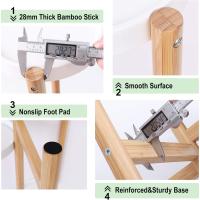 Estantería de Bambú con 4 Niveles Soporte Decorativo para Macetas Alto Bajo - details 14