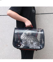 Nueva bolsa transparente para salidas de gatos, bolsa para mascotas, bolsa portátil para salidas, bolsa de hombro para mascotas. - details 10