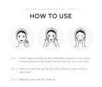 LAIKOU Sakura Tónico Hidratante Hidratante Reparación Suave Iluminador de la Piel Mejora el Brillo Suero Tónico Spray 100ml - details 10