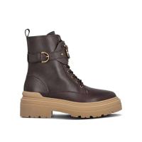 Nuevos botines de tacón alto de cuero de moda para mujer. - details 0
