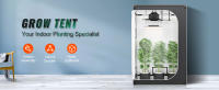 SucceBuy Tienda de cultivo, tienda hidropónica Mylar 2000D altamente reflectante con ventana de observación, bolsa de herramientas y bandeja de suelo - details 0