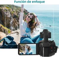 Cámara Profesional de Video 4K 60fps 64mp Pantalla Táctil Giratoria Micrófono Inalámbrico WiFi - details 8