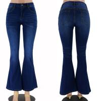 Pantalones vaqueros retro de cintura media para mujer, pantalones vaqueros con bolsillo, moda informal - details 8