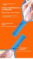 Pala de Pickleball de 16 mm, perforada, de fibra de vidrio y carbono, juego de Pickleball de playa con funda - details 4